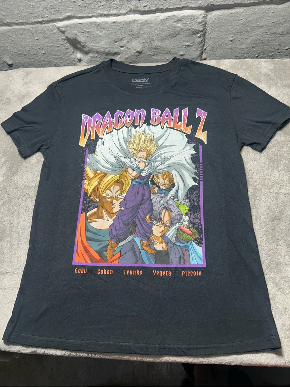 Dragon Ball Z Graphic Tee - Black Anime Short Sleeve Shirt